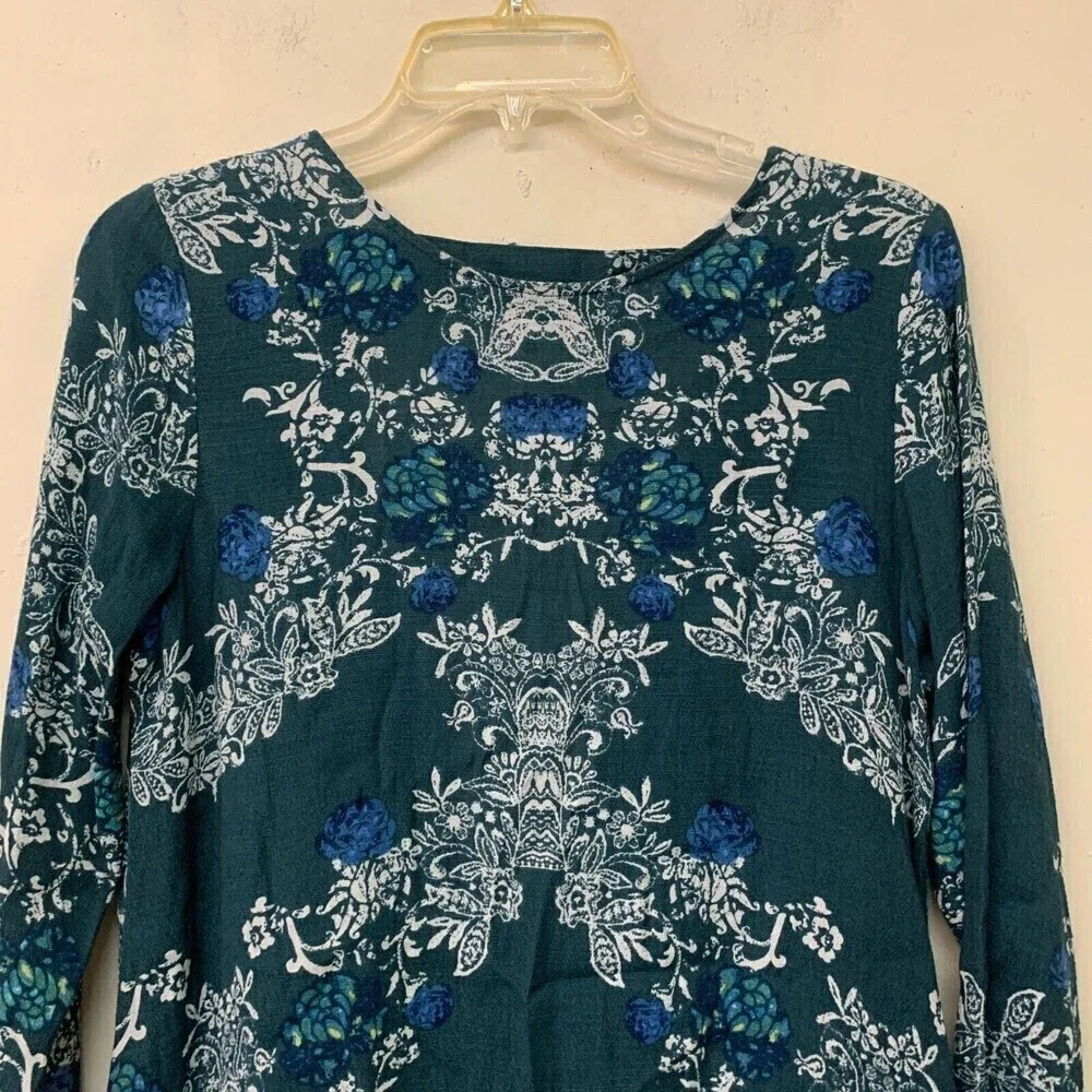 Free People Womens Size XS Multicolor Free People Smooth Talker Tunic Dress